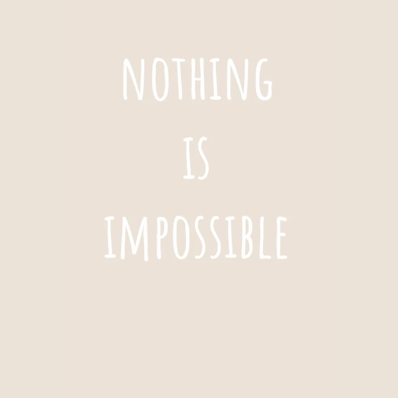 Rien n’est impossible impossible