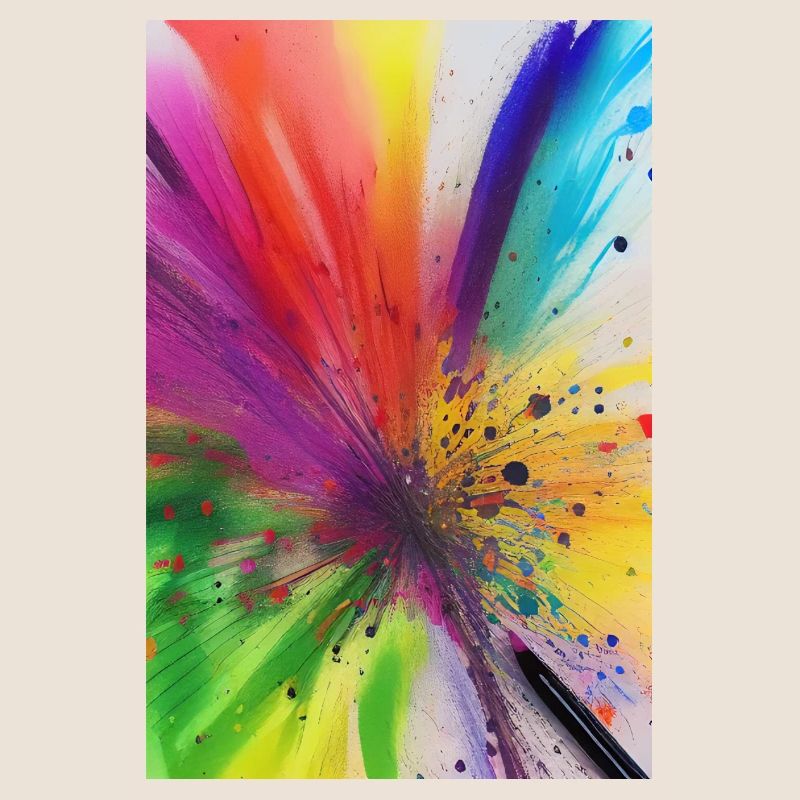 Éclaboussures de couleur