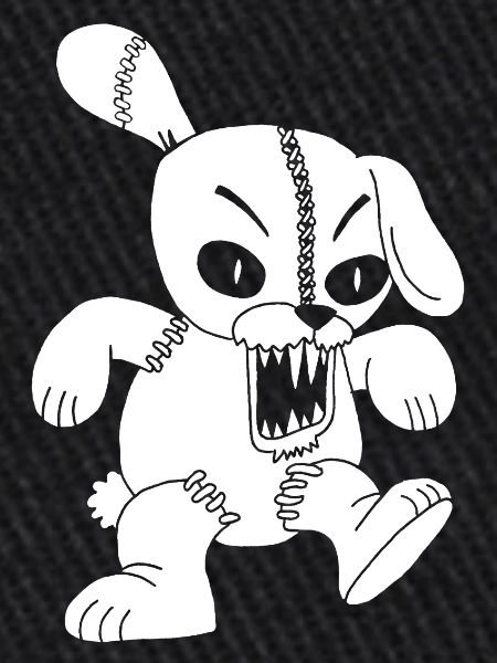 Monstrous white rabbit