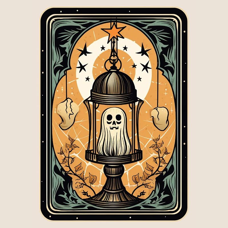 Fantôme dans une cage Cage de Tarot