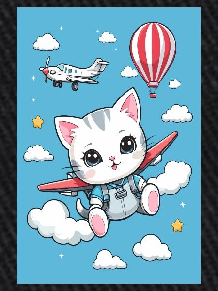 Chat volant mignon