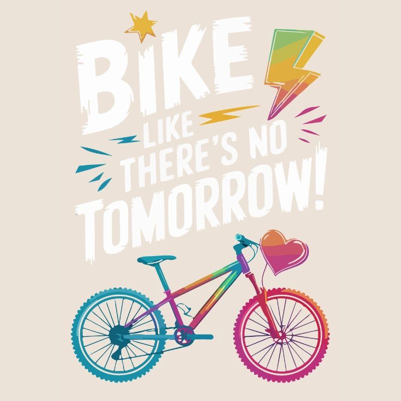 Conception de citation de motivation de vélo