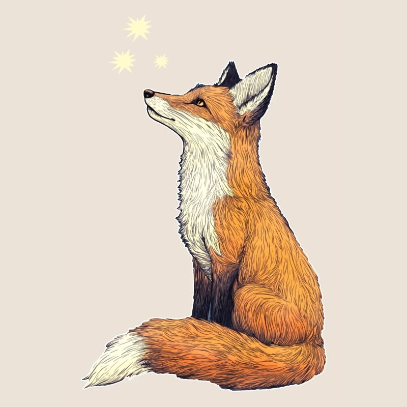 Fuchs mit Sternen