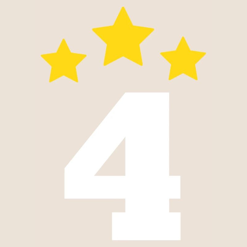 4 ans étoile - cadeau de 4e anniversaire