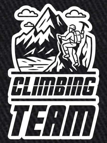 Mountaineering Team Climbing