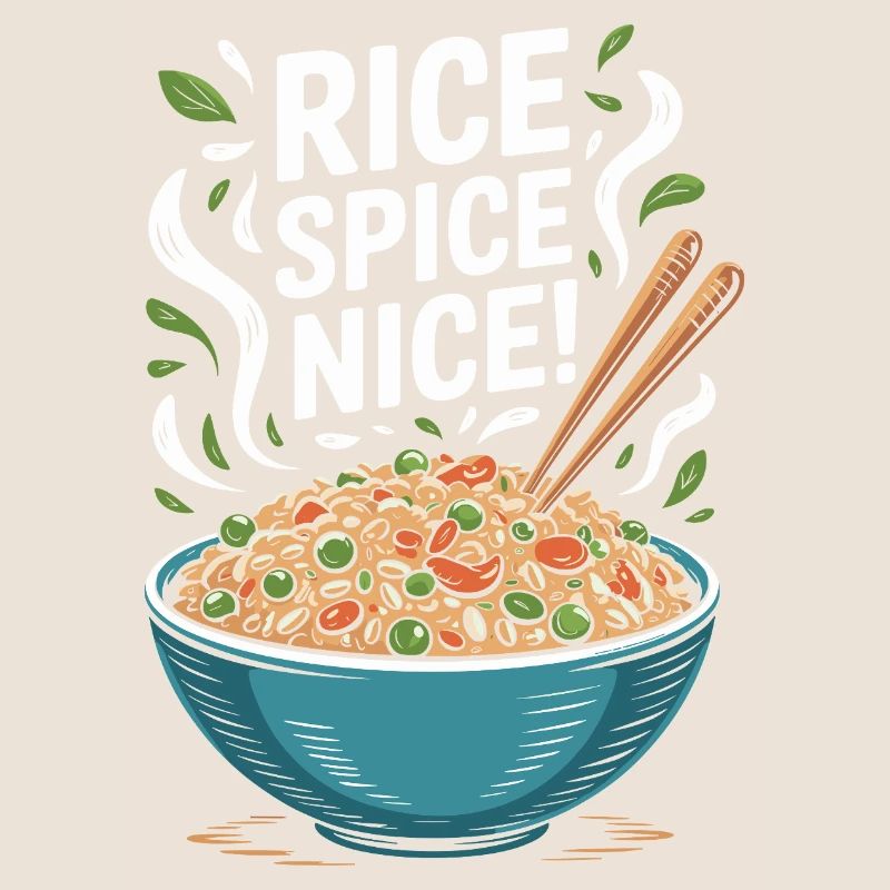 Fried Rice Spice Nice Hot Rice