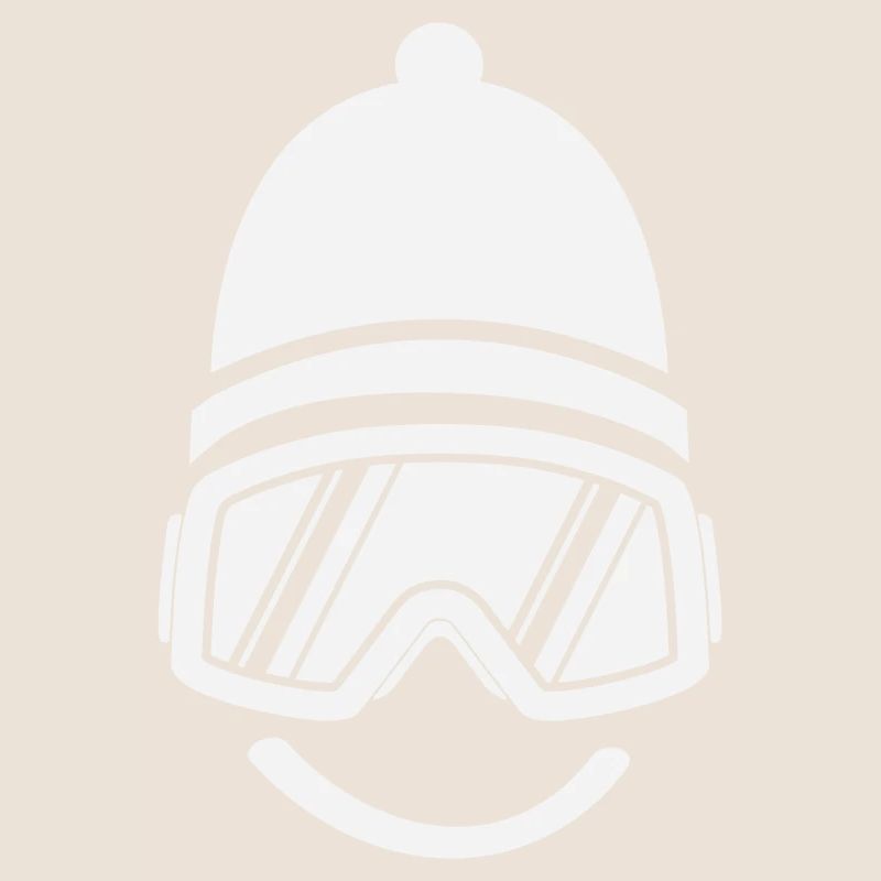 Smileface Ski Goggles Silhouette