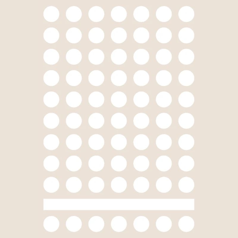 Monochrome Polka Grid Tee