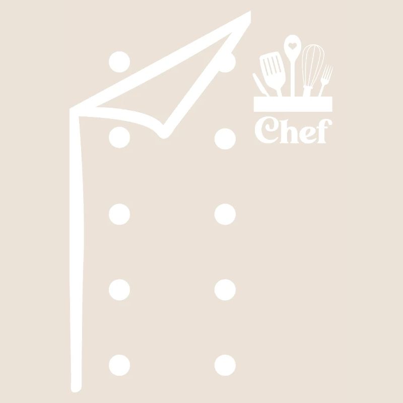 Funny Chef Head Chef Baker Chef Uniform With Tools