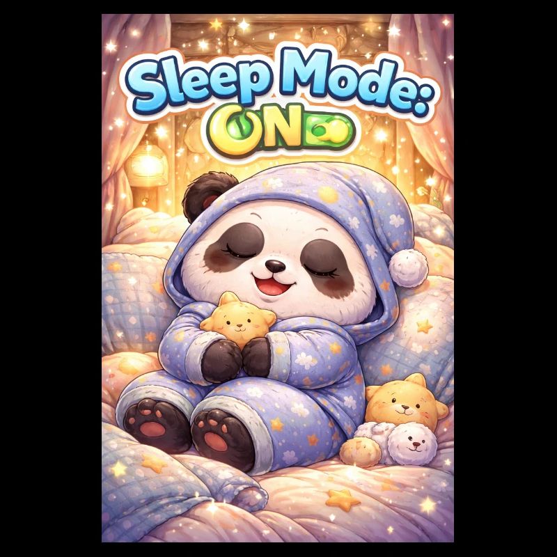 sleep mode on -panda