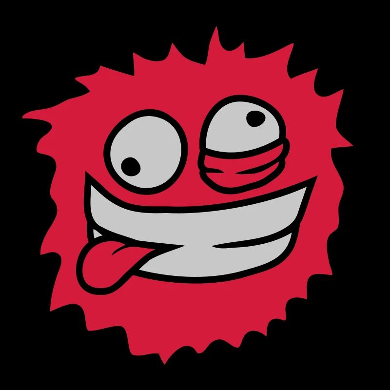 Visage de monstre poilu