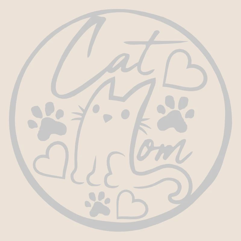Circle Logo Chat Maman