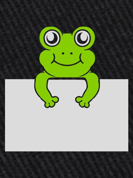 Texte présent Comic Frog