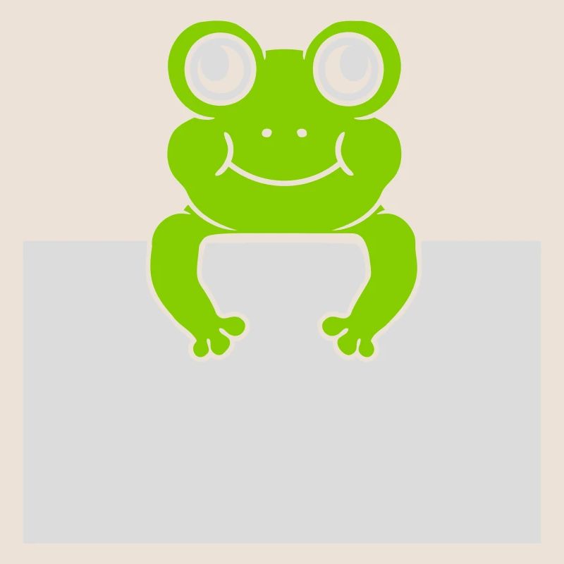 Text präsentieren Comic Frosch