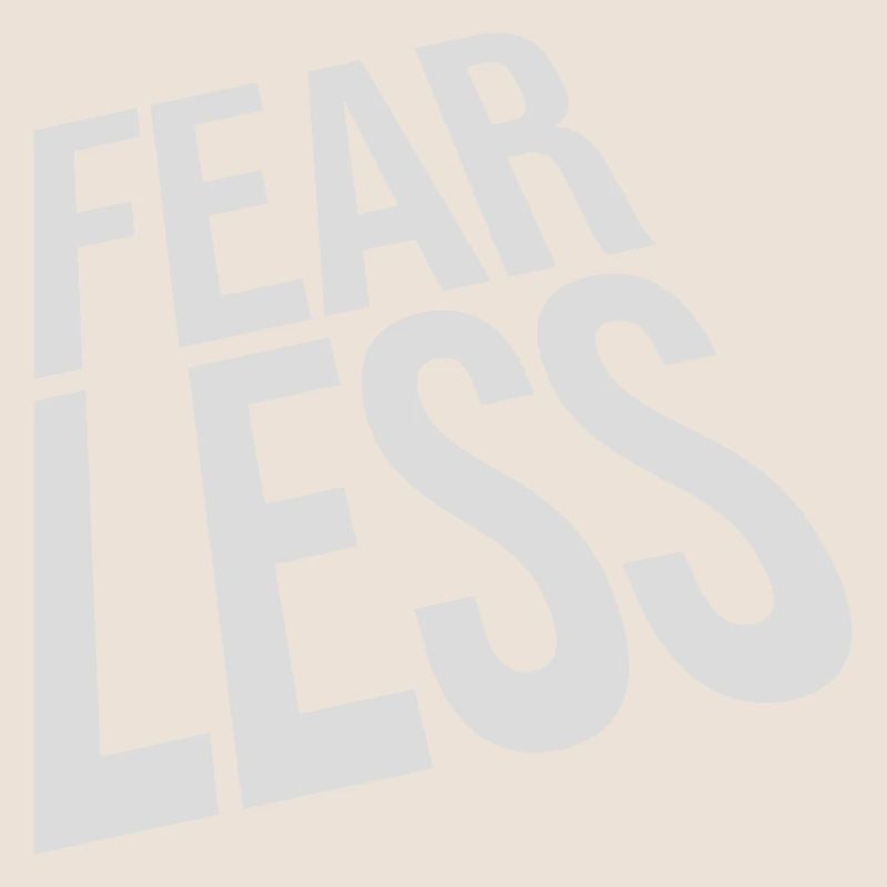 fearless Text Zitat Design
