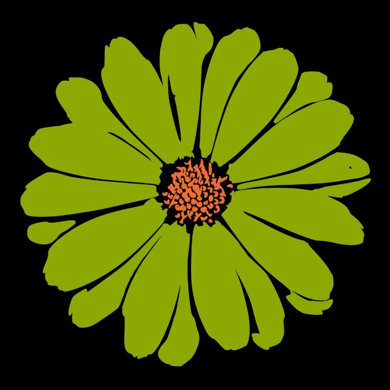 Fleur verte, fleur verte, fleurs vertes, jour de la Saint-Patrick