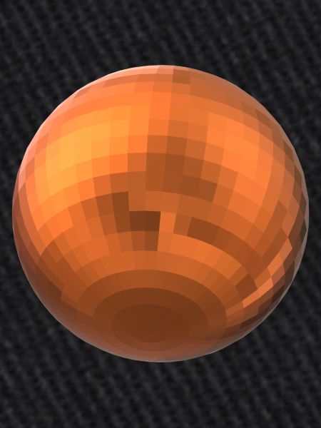 Sphère orange