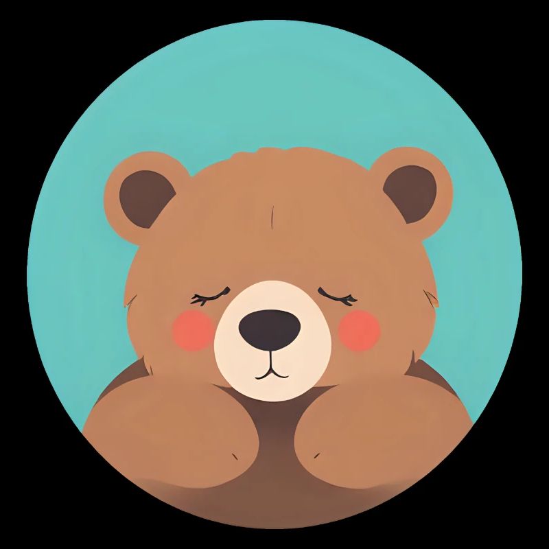 Cuddle-Ready Teddy Bear with Pink Cheeks