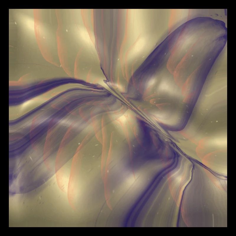 Blue pattern on gold!