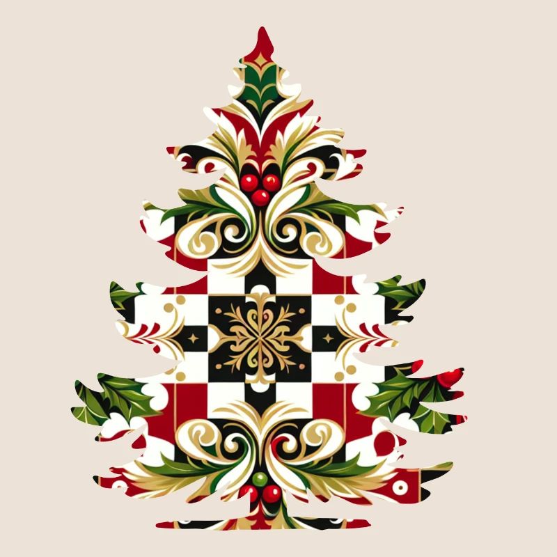 Christmas tree with ornaments