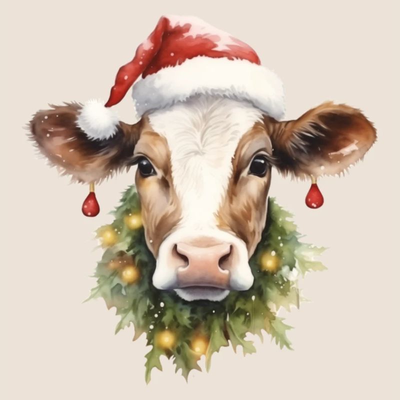 Weihnachtskuh