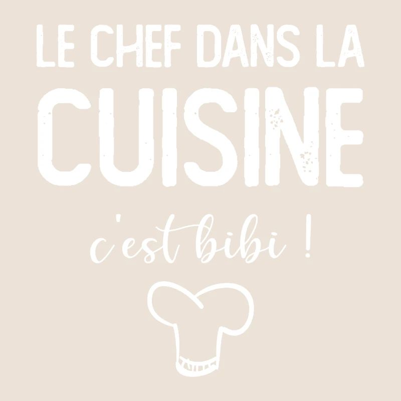 The chef in the kitchen is bibi! -Apron