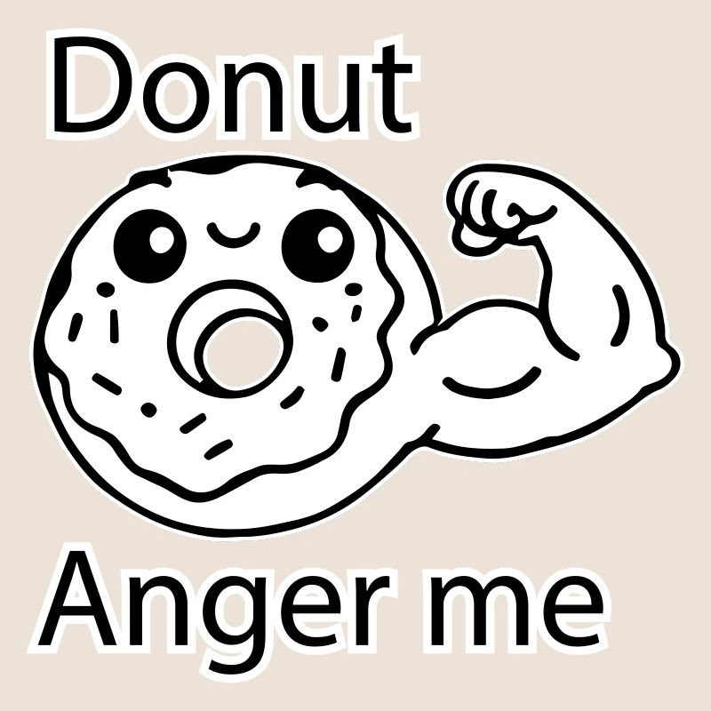 Cute donut - beignet colère moi design