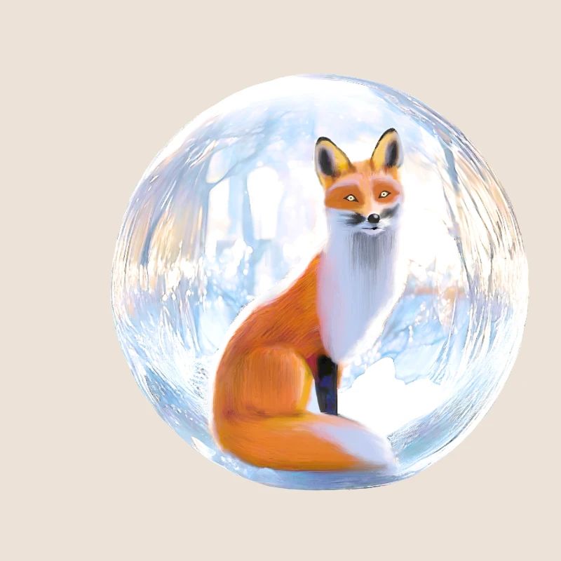Winter fox.