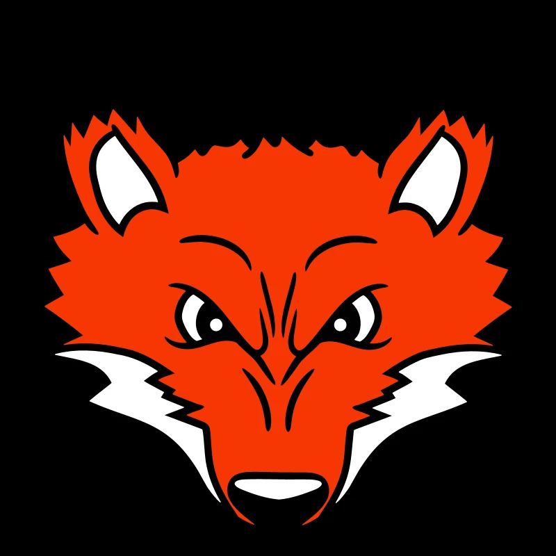 Fuchs Böser Blick Gefährlich Rotfuchs Wildes Tier