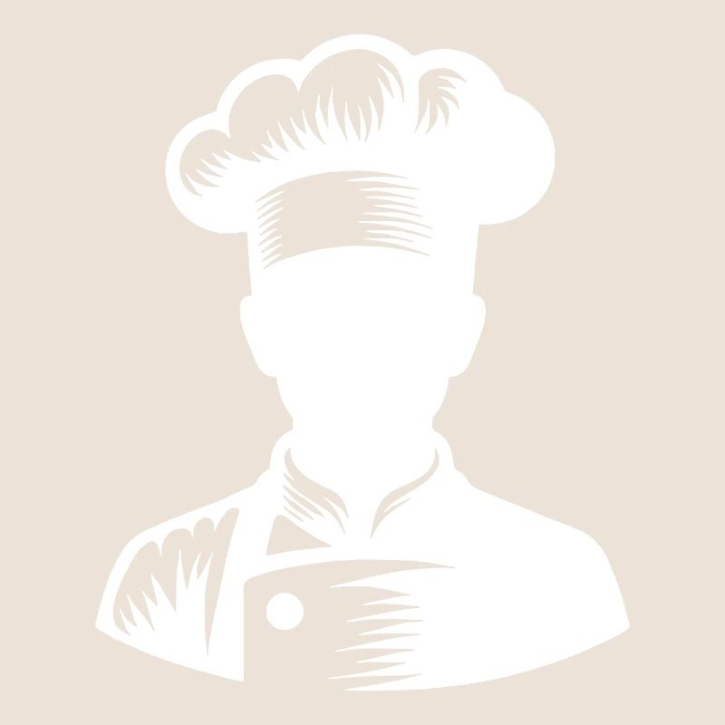 Chef et Portrait de Silhouette de Cuisine
