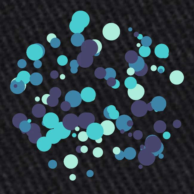 Motif cercles abstraits