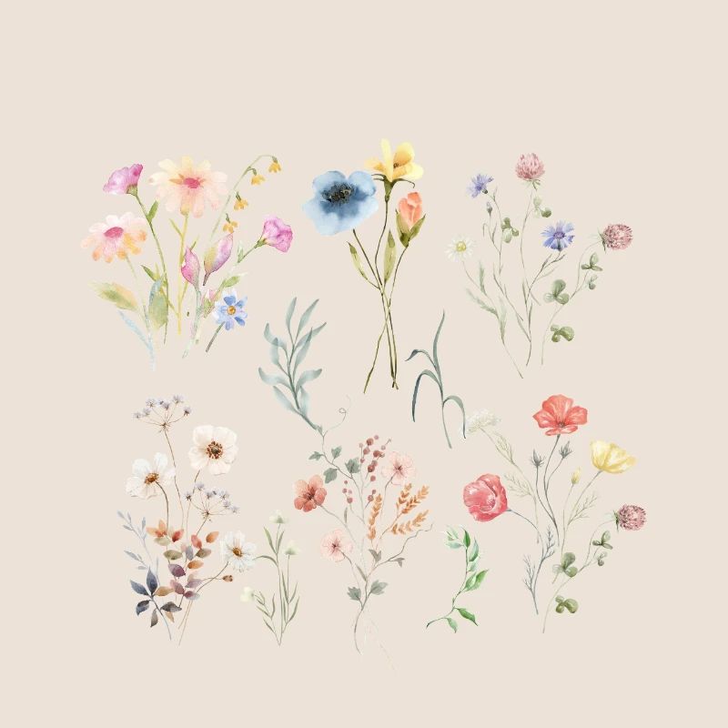 Fleurs sauvages boho