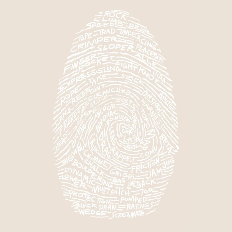 Empreintes digitales blanc