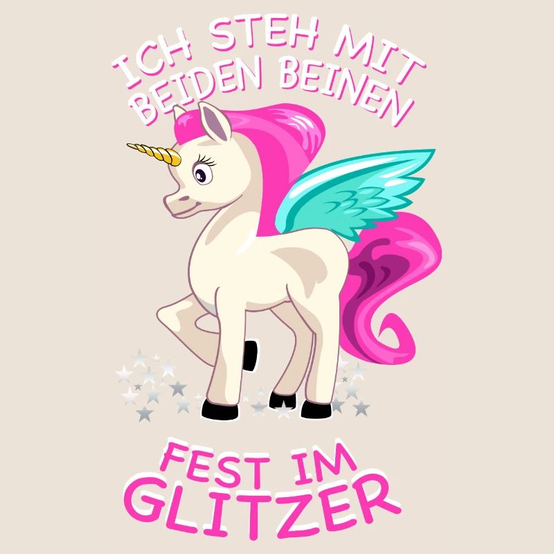 Einhorn im Glitzer - Einhörner / Geschenk