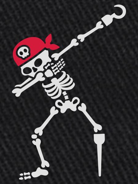 Dab / dabbing skeleton pirate