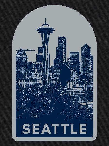 Seattle Skyline Abzeichen