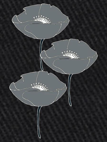 coquelicots gris