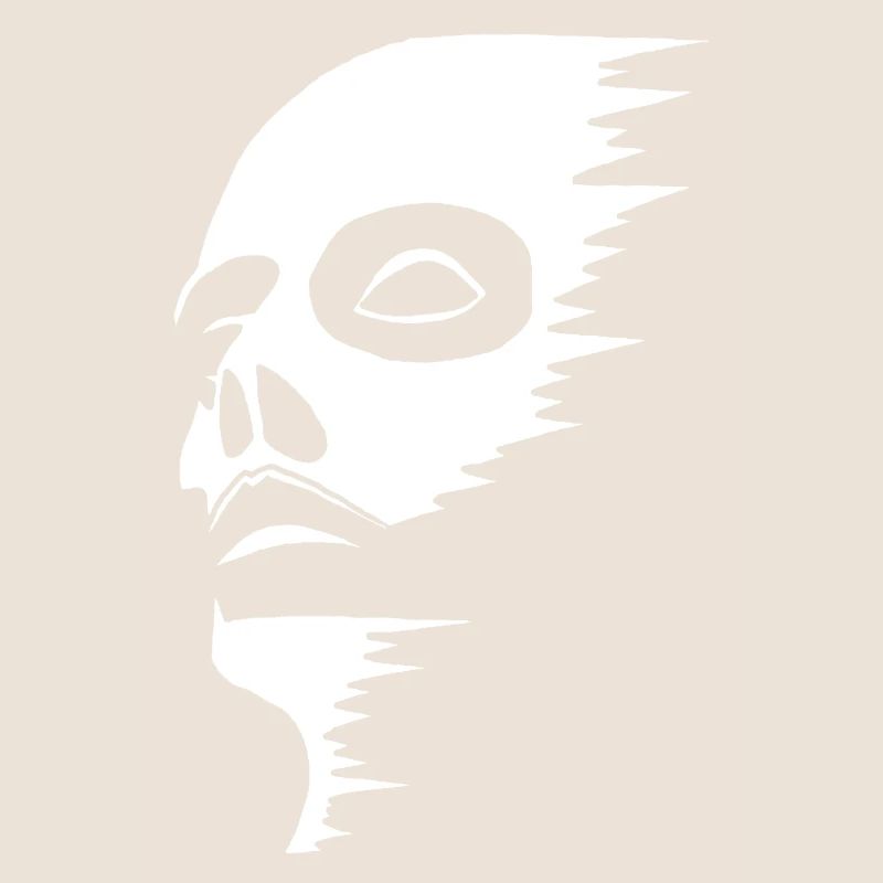 Ghostly face