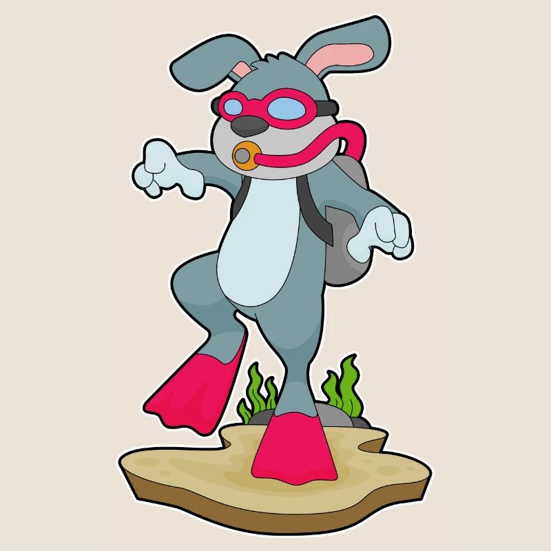 Rabbit Diver Bouteille d’oxygène Plongée