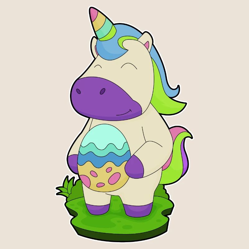 Unicorn Easter Easter Egg