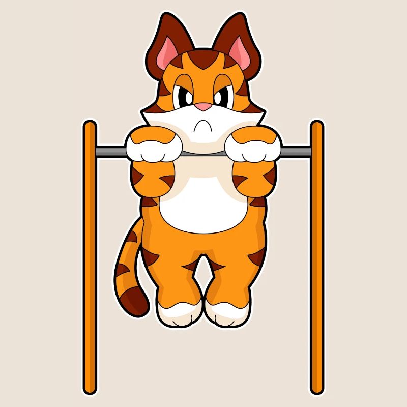 Tiger Bodybuilder Pull-ups Bodybuilding