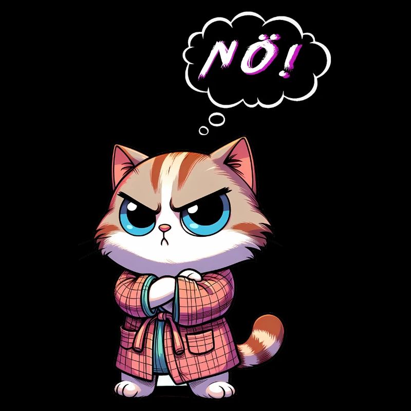 Nope Cat refusal to say no