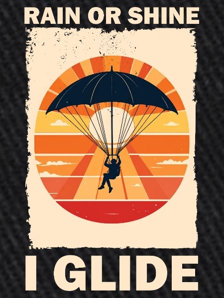 Adventurous Parachute Flight Sunset