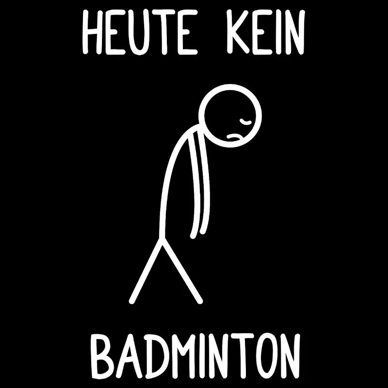 No badminton badminton badminton player today