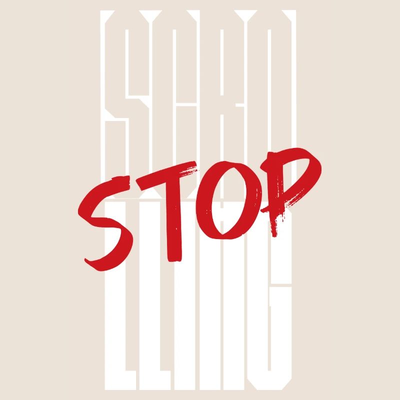 Stop Scrolling Typography design