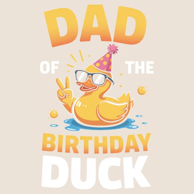 Papa du canard d’anniversaire