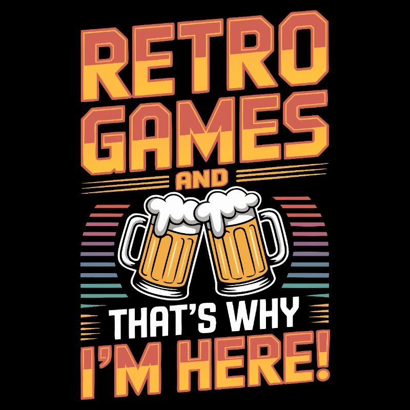 Retro-Spiele Bier – Emulation – Old-School-Konsole