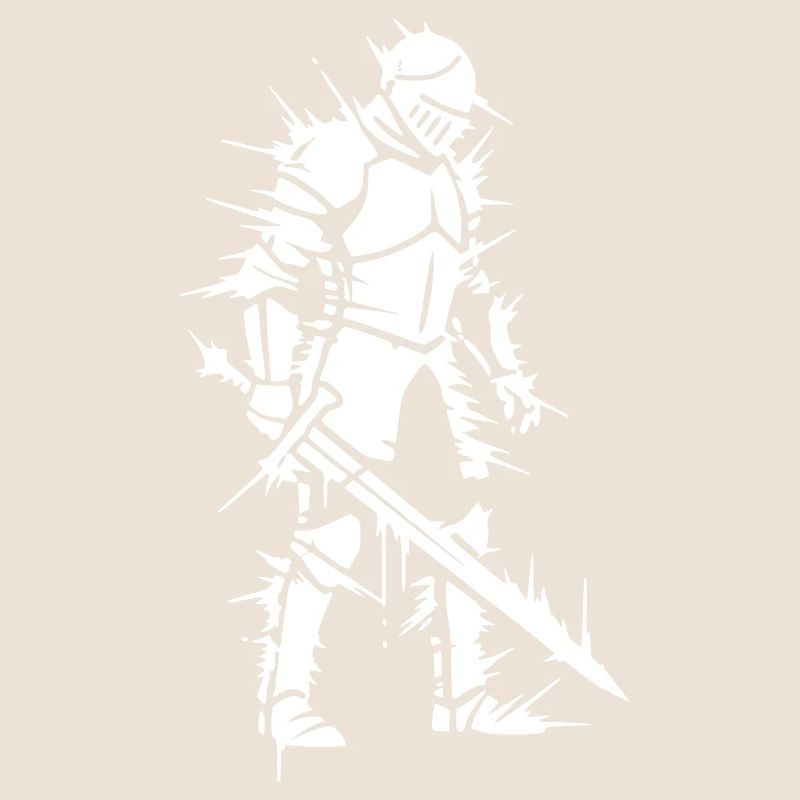Knight Glitch Energy Gaming Vector