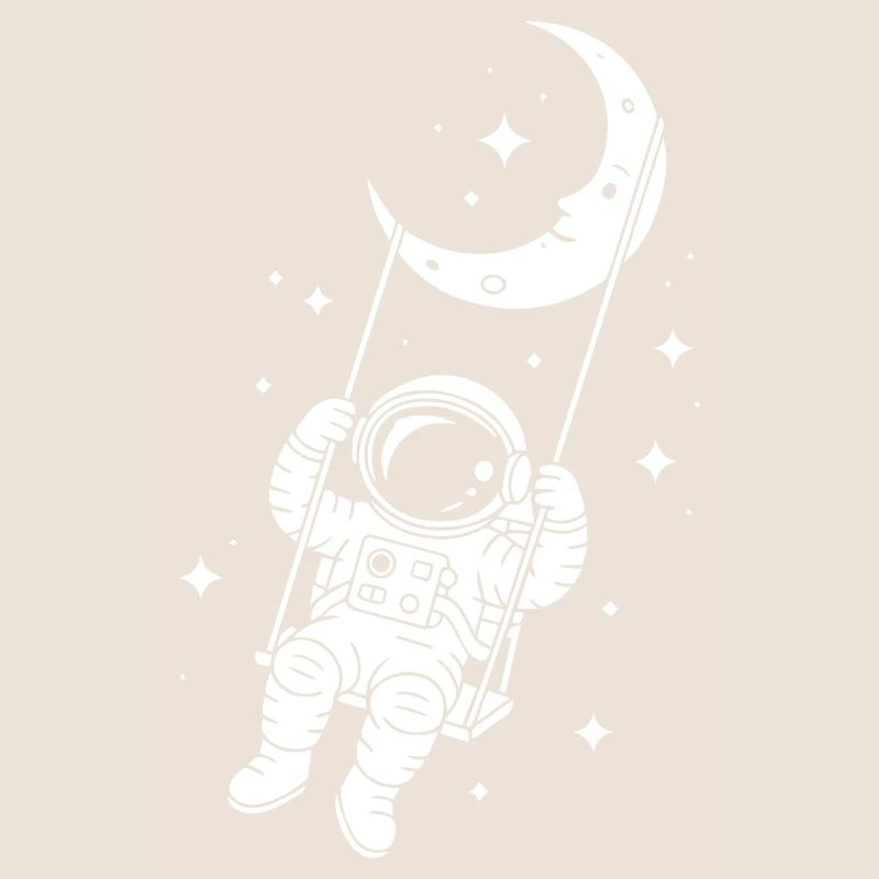 Astronaute Cosmos Spatial Swing