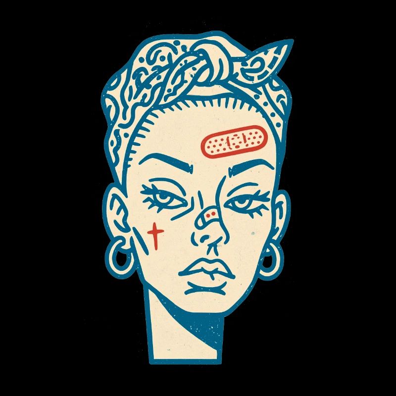 Visage féminin #7